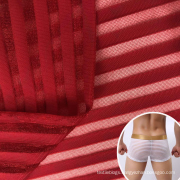 4 way stretch jersey knit nylon circular knitted spandex ombre stripes underwear fabric